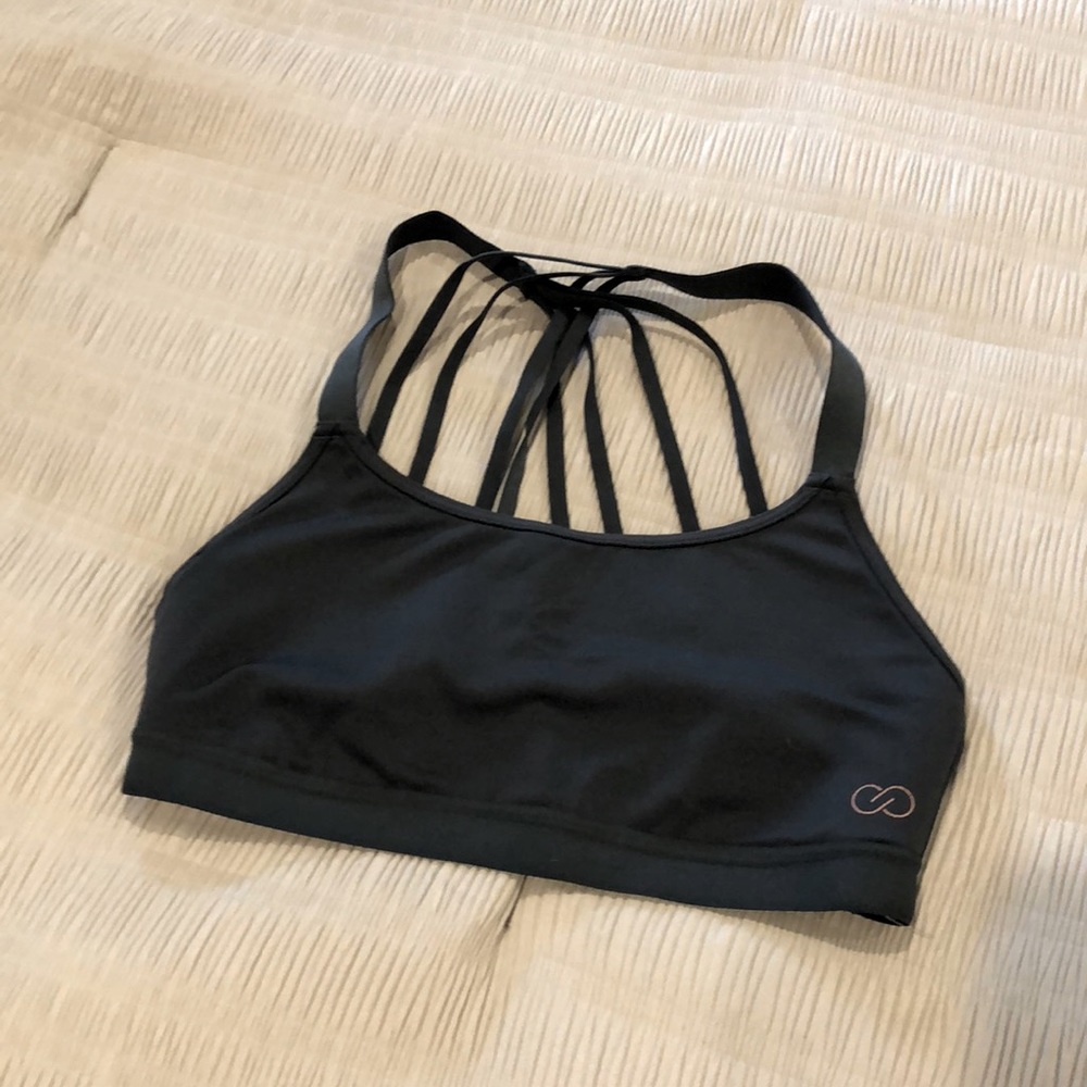 Strappy sports bra
